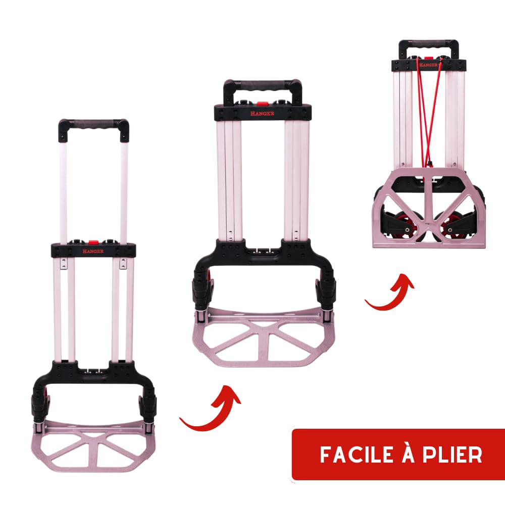 Diable Pliable en Aluminium 70kg - Hanger - 100300