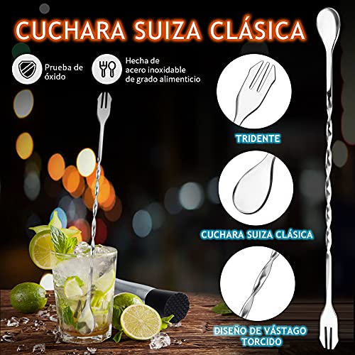 La Mejor Lista de Cucharas para cócteles los 10 mejores. 21 Cucharas para cócteles marca AMYTY (3)