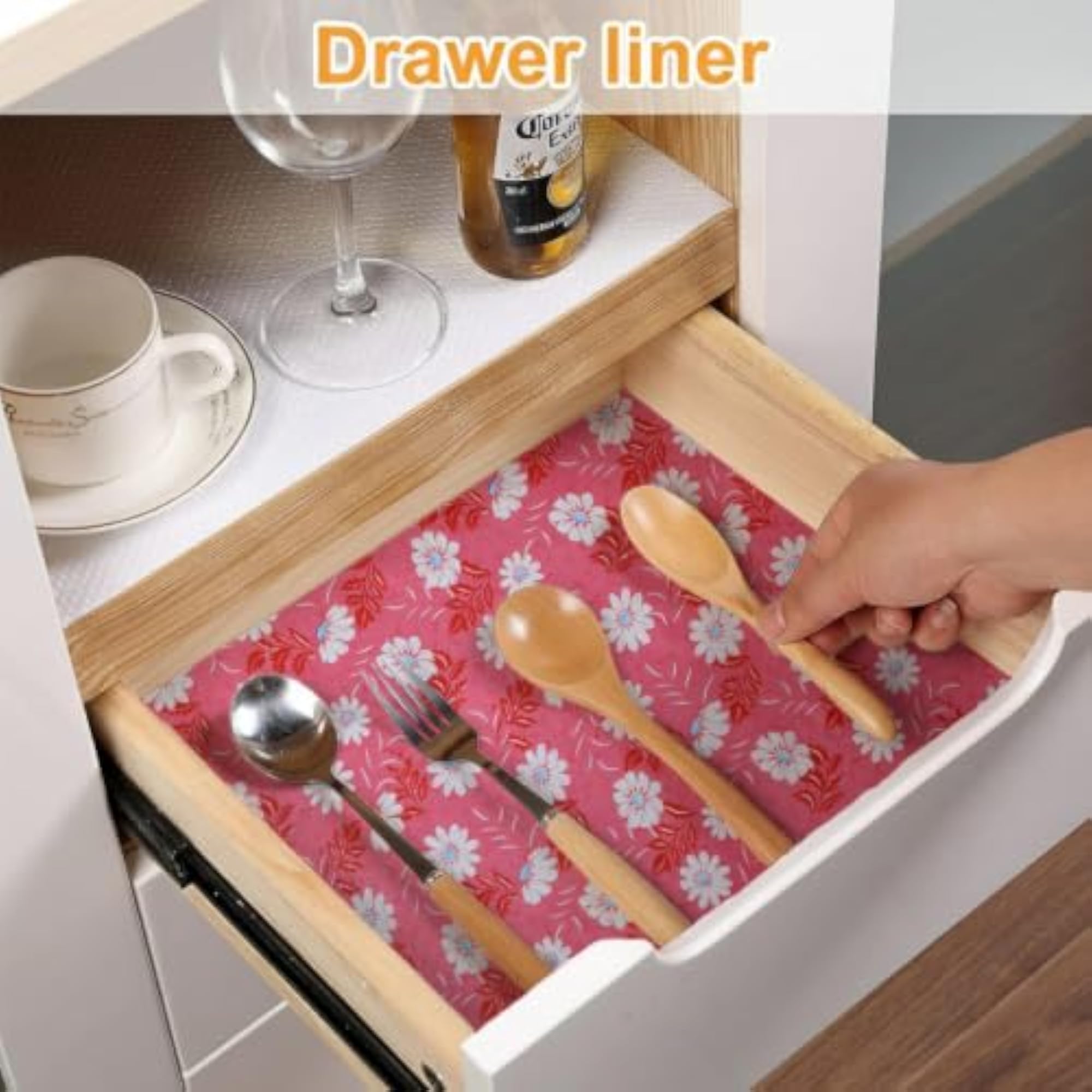 Waterproof Kitchen Table Mat, 5 Meter x 18.5 Inch PVC