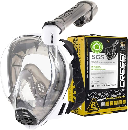 Masque intégral Cressi Komodo pour respirer sans buée ni infiltration