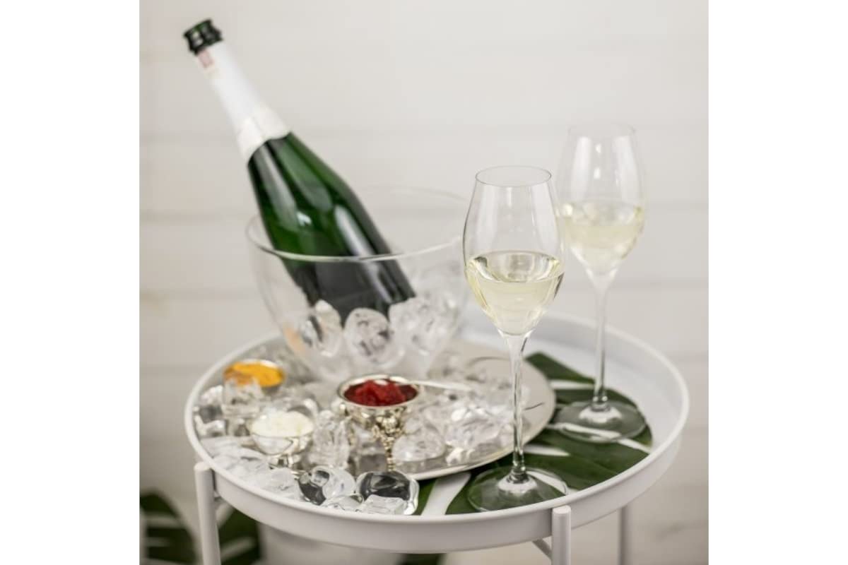 konsimo HARMONY Prosecco gläser 6er Set - Prosecco-Gläser Weißweingläser Aperol Spritz und Champagner Gläser Set von 6 – Weinglas – Aperitifgläser - Kristallgläser Wein - 280 ml