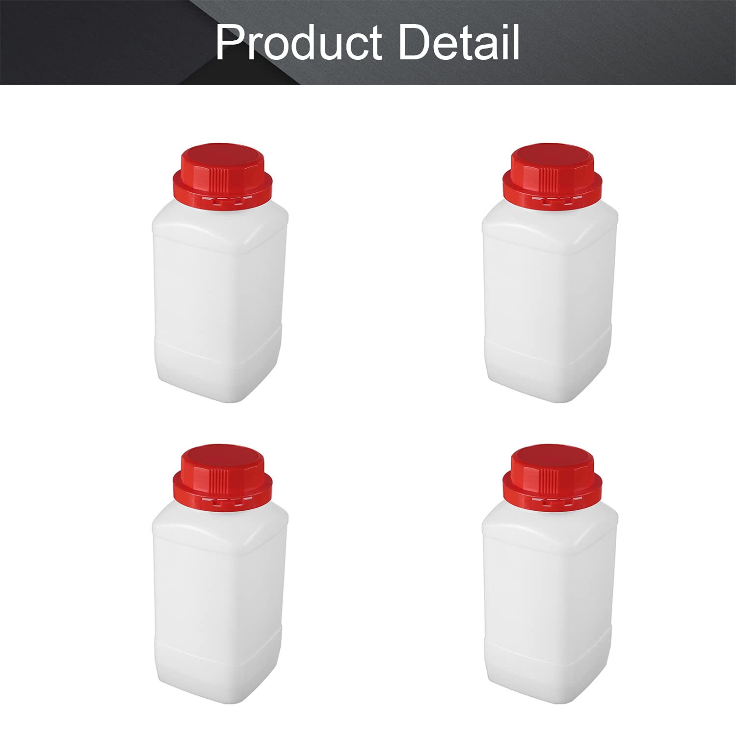 Bottiglia Da Laboratorio Vetro 500ml Con Tappo Blu GL45 - Per Reagenti E Conservazione Liquidi