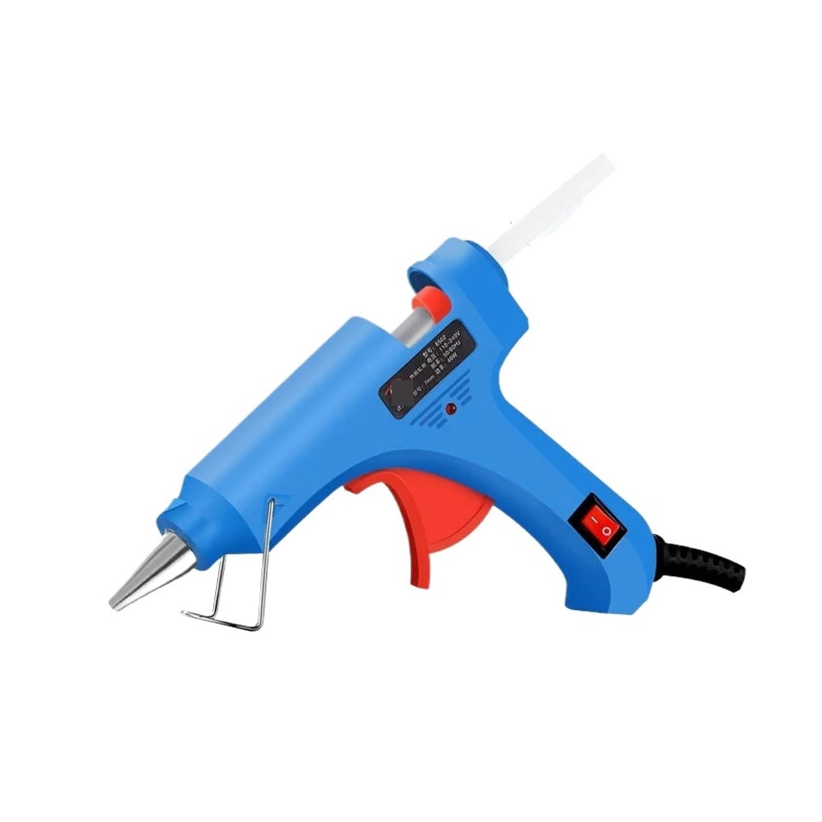 RUHEN Pistolet do klejenia do topienia, mini pistolet do klejenia na gorąco, pistolet do klejenia 30 W, do majsterkowania, projektów, szybkich napraw domu, kreatywnych sztuk, z 6 patyczkami do