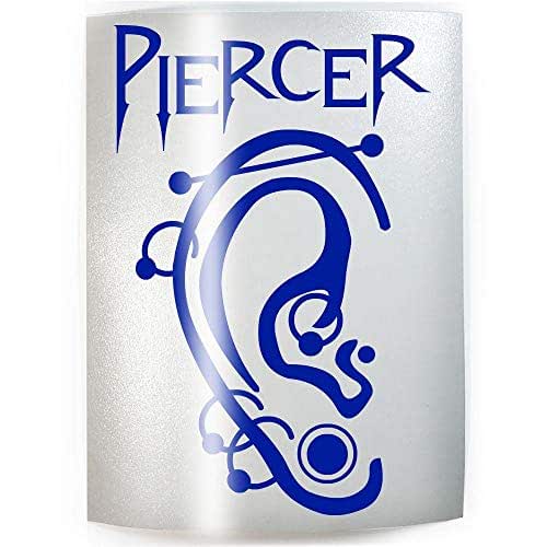 Amazon.com: PIERCER - PICK COLOR & SIZE - Ear Piercing Decal Sticker E ...