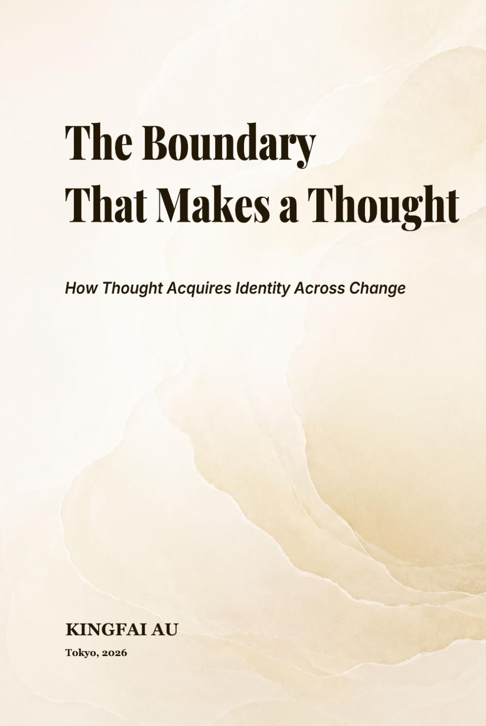 The Boundary That Makes a Thought: How Thought Acquires Identity Across Change (Before Thought Passes Through Form)