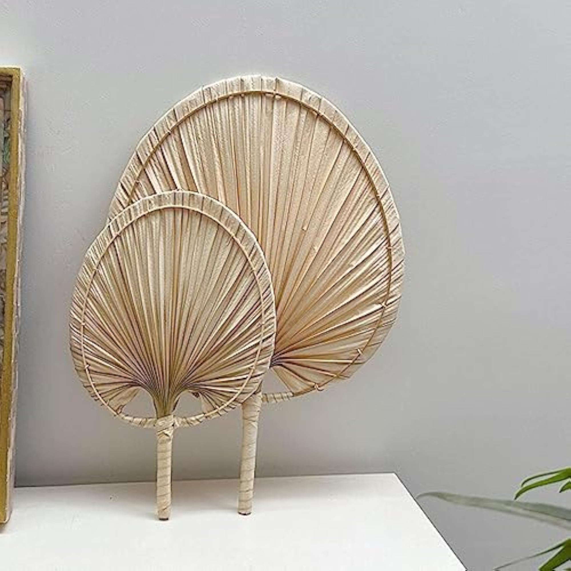 Hand Woven Boho Handmade Fan for Summer Weddings