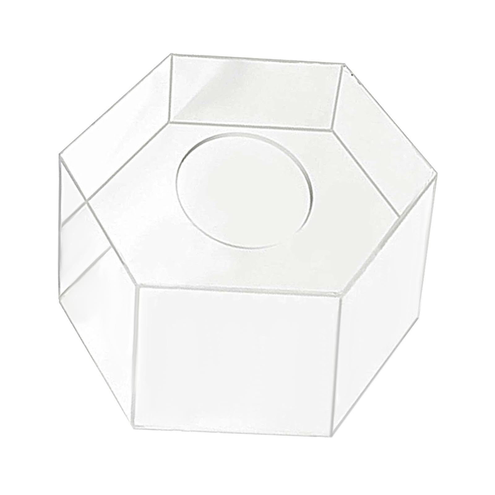 Soporte único para caja de pastel de acrílico El soporte para pastel rellenable eleva la presentación con opciones de decoración creativas Nivel, Diámetro 25cm