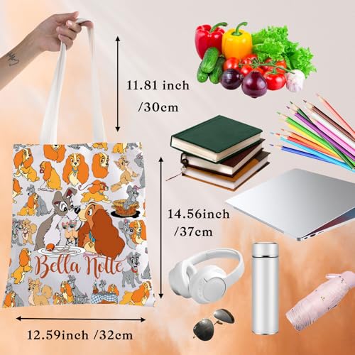 BWWKTOP Lady Dog Crossbody Bag Tramp Fans Gift Bella Notte Shoulder Bag Lady & Tramp Merchandise (Bella Notte -TG)2