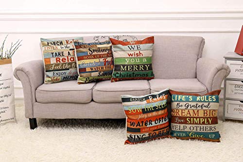 Trendinsquarepillowcover18x18inchdecorativethrowpillowcaseporchrulespl240tr Urban Country Home Decor Trendin square pillow cover 18 x 18 inch decorative throw pillowcase porch rules pl240tr urban country home decor