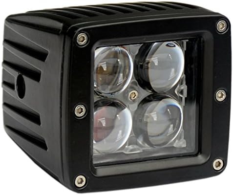 CrawlBright 3" Light Pod Pair For Jeeps - Great Brightness: 20 Watts, 4 High Intensity Osram LEDs - Hassle Free Installation - 100% Waterproof