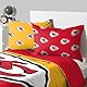 FOCO Kansas City Chiefs Steppdecken-Set (Schmusetuch und 2 Kissenbezüge) – Doppelbett