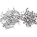 Produktbild GLOGLOW 100pcs 68mm Double Cap Niet, Lederhandwerk Reparieren Dekoration Tubular Metal Nieten Taschen DIY Studs Spikes Nieten(Silber)