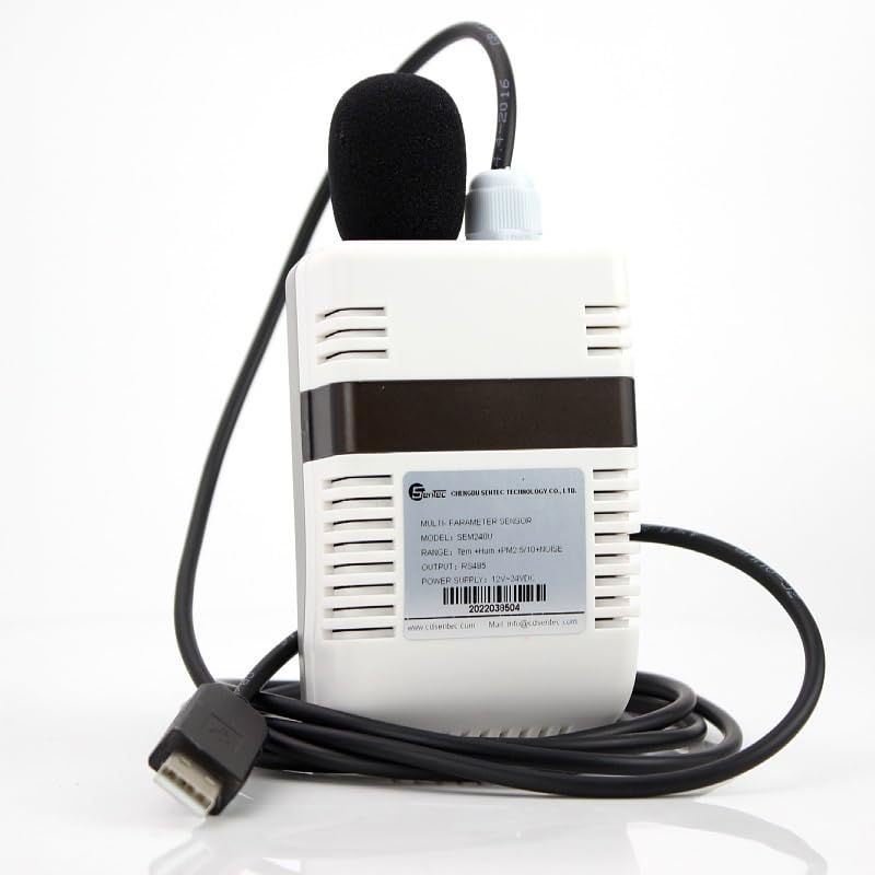 Noise Sensor Umgebungslärm Online-Überwachung Lärmmessgerät Gassensor Lärmsender Dezibeldetektor RS485 | PM1.0+PM2.5+PM10