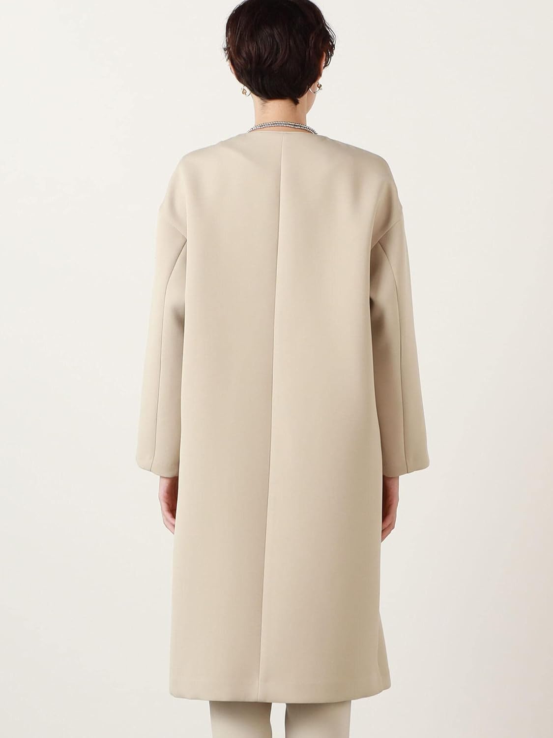 Nolley S トリプルクロスノーカラーコート ロングコート Nolley S トリプルクロスノーカラーコート ロングコート