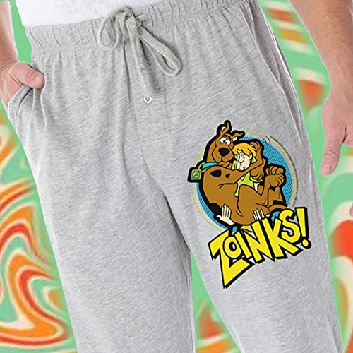 Scooby Doo Men's Shaggy And Scooby-Doo Zoinks! Loungewear Sleep Bottoms Pajama Pants3