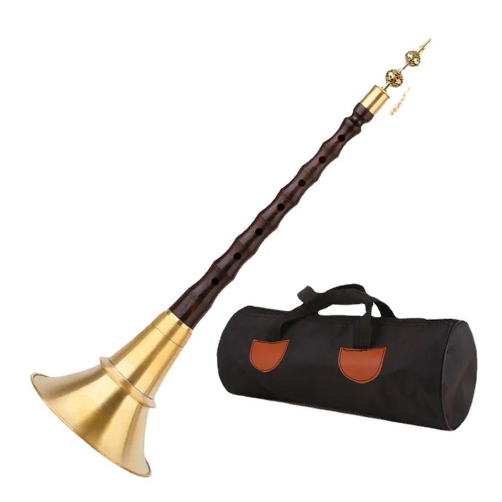 suona Suona-Ebenholz-Folk-Suona-Ebenholz-Blasinstrument (Color : Ebony 29.8cm)