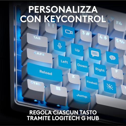 G PRO TKL RAPID Keyboard (US INTL Layout - Linear) + G PRO X SUPERLIGHT 2 Gaming Mouse EWR2 - White - Tastiera gaming - Immagine 7