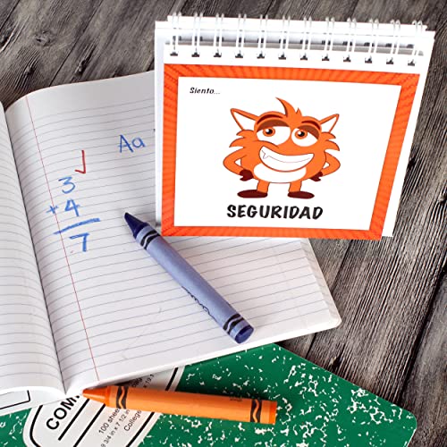 O Flipbook de humor original para crianças; 20 diferentes humores/emoções; autismo; TDAH; ajuda as c