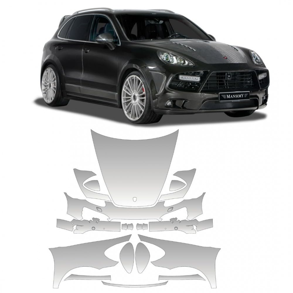 Winyl PPF/Vinyl Protector/Pre-Cut PPF Szablony do samochodu STAR SAM Kompatybilny z Porsche Cayenne (958) Base, S 2011-2014