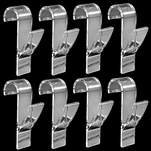 Honatrv Gancho para Radiador Toallero Resistentes, 8 Piezas Ganchos para Radiador de Baño, Colgador Radiador Toallero, Apto para Toalleros tTubulares de Cocina y Baño (Transparente) Cover