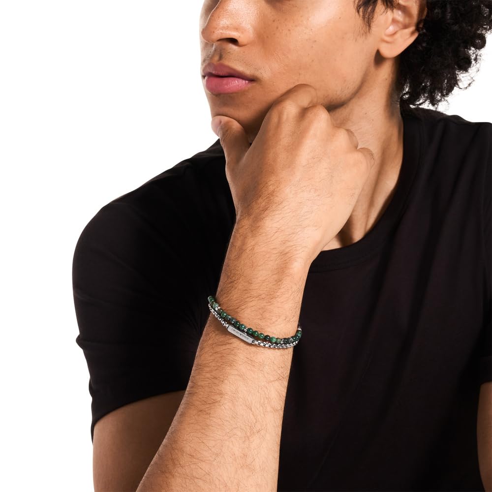 Emporio Armani Herren Silberfarbenes Armband, EGS3316040