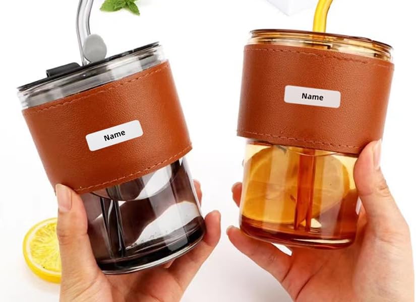 Miniatura 5 de Paquete de 120 etiquetas personalizables con nombre, impermeables, aptas para lavavajillas para guardería, viajes, ropa, suministros escolares