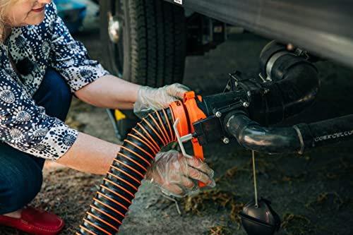 Camco RhinoFLEX RV Sewer Hose Wrenches, 2-Pack, Orange