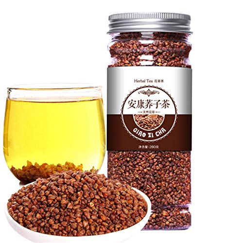 Chino Hierbas Té Flor Fruta Té Rosa Té Enlatado Seda Dorada Crisantemo Embotellado Nuevo Perfumado Té Cuidado de la salud Flores Té Comida verde saludable (Té de trigo sarraceno 280g)