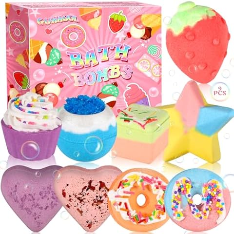 GUHAOOL Bombes de Bain - Lot de 9 Cover