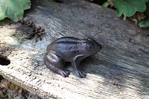 Unbekannt Gartenfigur Frosch Gusseisen
