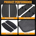 PBYMT-Front-Footboard-Rubber-Insert-Rider-Footboard-Floorboard-Foot-Peg-Footrest-Pad-Compatible-for-Harley-Touring-Softail-Road-King-Electra-Glide-1986-Later