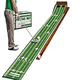 Kalramay Putting Green, Indoor Putting Green, Realistic Speeds, Automatic Ball Return, and No Hump Design – Perfect for Home, Office, or Patio – The Ultimate Gift for Golfers