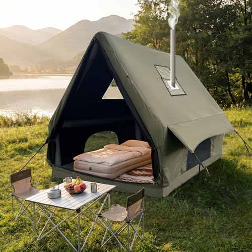 Carpa inflable Qeroo para 1-2 personas, resistente UV y agua miniatura 1