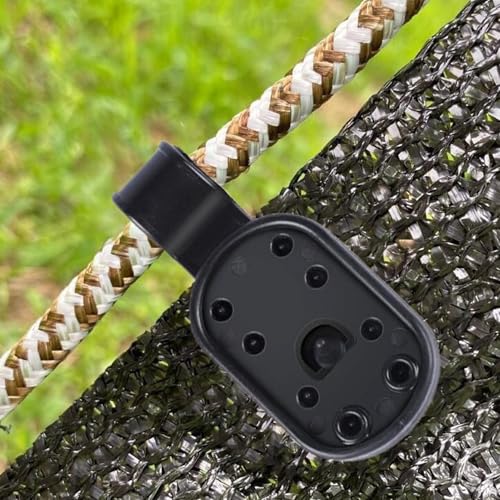 Clips de red de protección solar reutilizables para abrazadera de tela malla 4