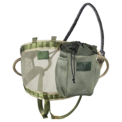 NatureBlend Hunting Saddle Dump Pouch: Mesh Saddle Bag with Drawstring Closure, Essential Lightweight Accessory for Saddle, Convenient Hunting Saddle Gear, Comfortable Saddle Hunting Accessories