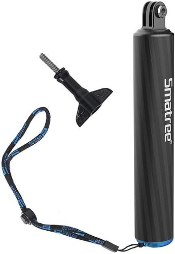 Smatree F1 Waterproof Floating Carbon Fiber Hand Grip Compatible For Gopro Max/ Gopro Hero 9/8/7/6/5/4/3/2/1/Session/Gopro Hero 2018 #TOP4