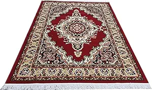Sifa Carpet Home Decore Persian Acrylic Carpet for Your Home (Red Color 6x8 Feet)