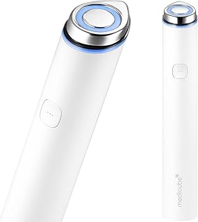 Mini Booster Pro White | Affordable at-Home Facial Device for Beginners - Portable Glow Booster for Glass Skin, Boosting Skin Care Absorption, Skincare for Teens, Korean Skin Care