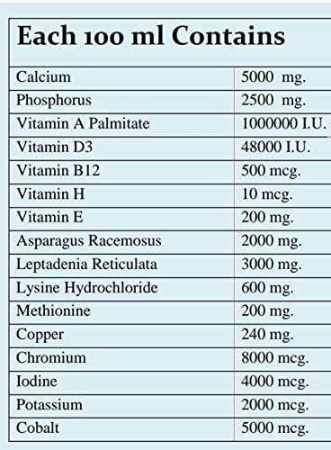 Image of Cal Gold 5 LTR, Calcium for Cow, Buffalo, Goat, Sheep, Horse, Dog, cat, Pig, Milk Enhancer for Diary Animals, Vitamins and Minerals, Veterinary Calcium, chelated Feed Supplement