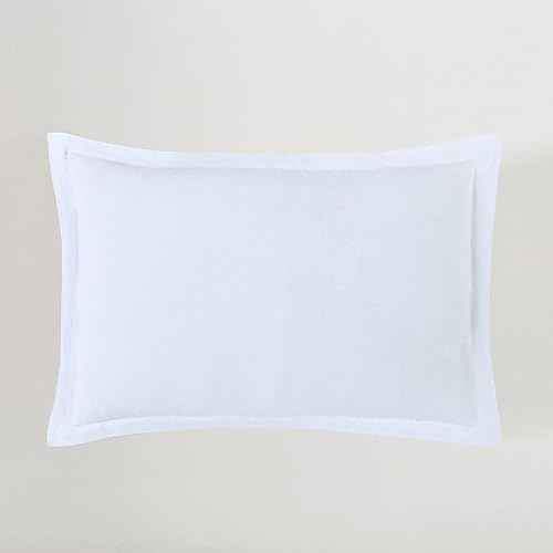 Miniatura 3 de SIJO Fundas de almohada prémium de 100 % lino francés lavado a la piedra, paquete de 2, lotes pequeños procedentes de Normandía, transpirables y