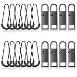 20PCS Zipper Pulls Set, Durable Zipper Pull Replacement Set, Easy-to-Install Zippers Pull Tab for Suitcases, Clothing, Jackets, Backpacks, Boots, Wallets, Coats, No Tools Required