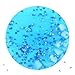 MKAKJWAW 7OZ Blue Clear Slime Jelly Cube Crystal Putty Non-Sticky Premade Stress Relief Toys Holiday Birthday Gifts Party Favor for Girls Boys