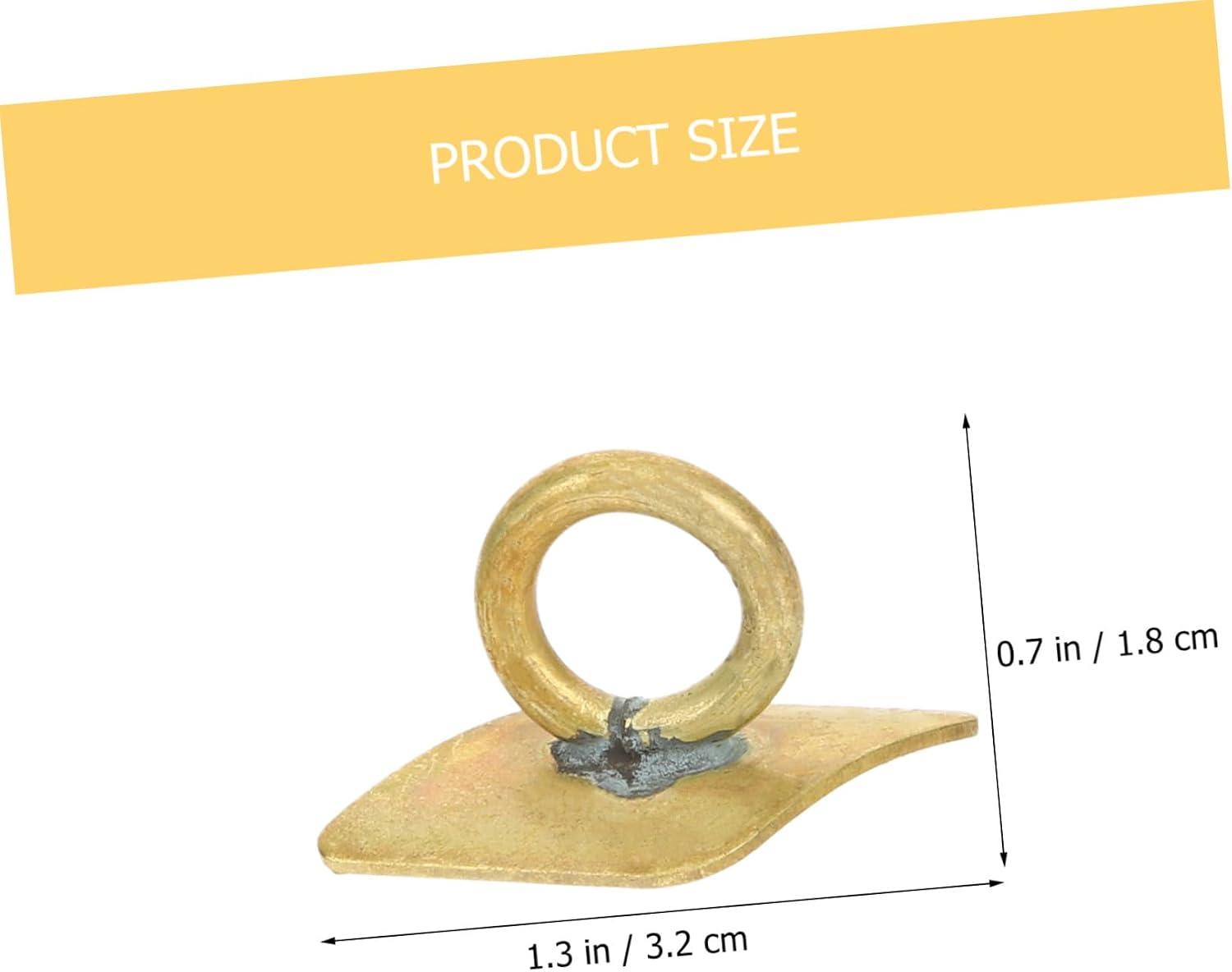 Alto Saxophone Replacement Part Copper Hanging Ring for Sax Strap Instrument Repair Accessory Suitable for Music Players and Beginners image 2