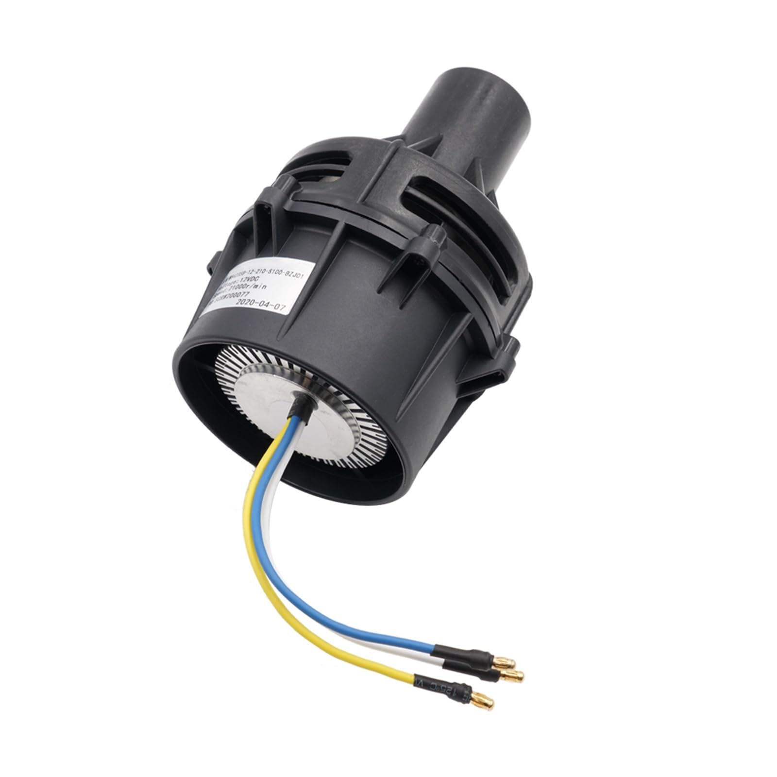 Motor de aire centrífugo, ventilador de piso, Ventilador de soplador de aire centrífugo de sembradora de película de precisión de succión sin escobillas de alta presión DC 12V para el hogar, talleres,