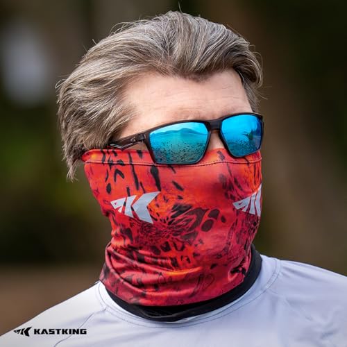 Image of KastKing Sol Armis Neck Gaiter - UPF 50 Face Mask - UV Sun Protection Mask for Men & Women, Fishing, Hiking
