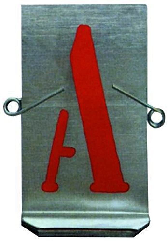 Vigor 4033018 Stampi Lettere Lamiera Zincata 27 Lettere Art. 605 80mm - 4