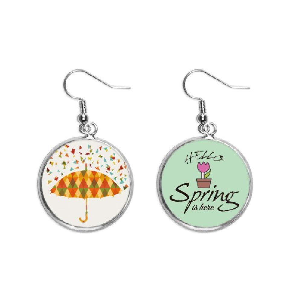 Pendientes de paraguas y gota de lluvia regalo original de joyería 5