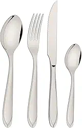 Faqueiro Laguna Aço Inox 32 Peças Serve 8 Pessoas Garfo, Faca, Colher de Sopa, Colher de Chá