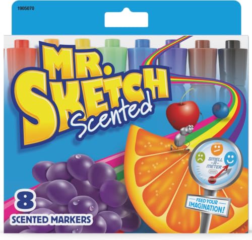 Image of Mr. Sketch Scented Markers,Assorted Colors,(Pack of 64)