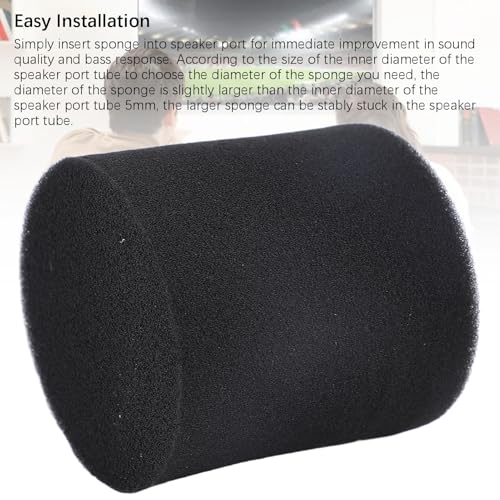 Tube éponge pour port de haut-parleur anti vibration caisson basse